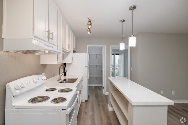 1BR, 1BA - 560SF - Kitchen - Silverado Apartments, a 55+ Community