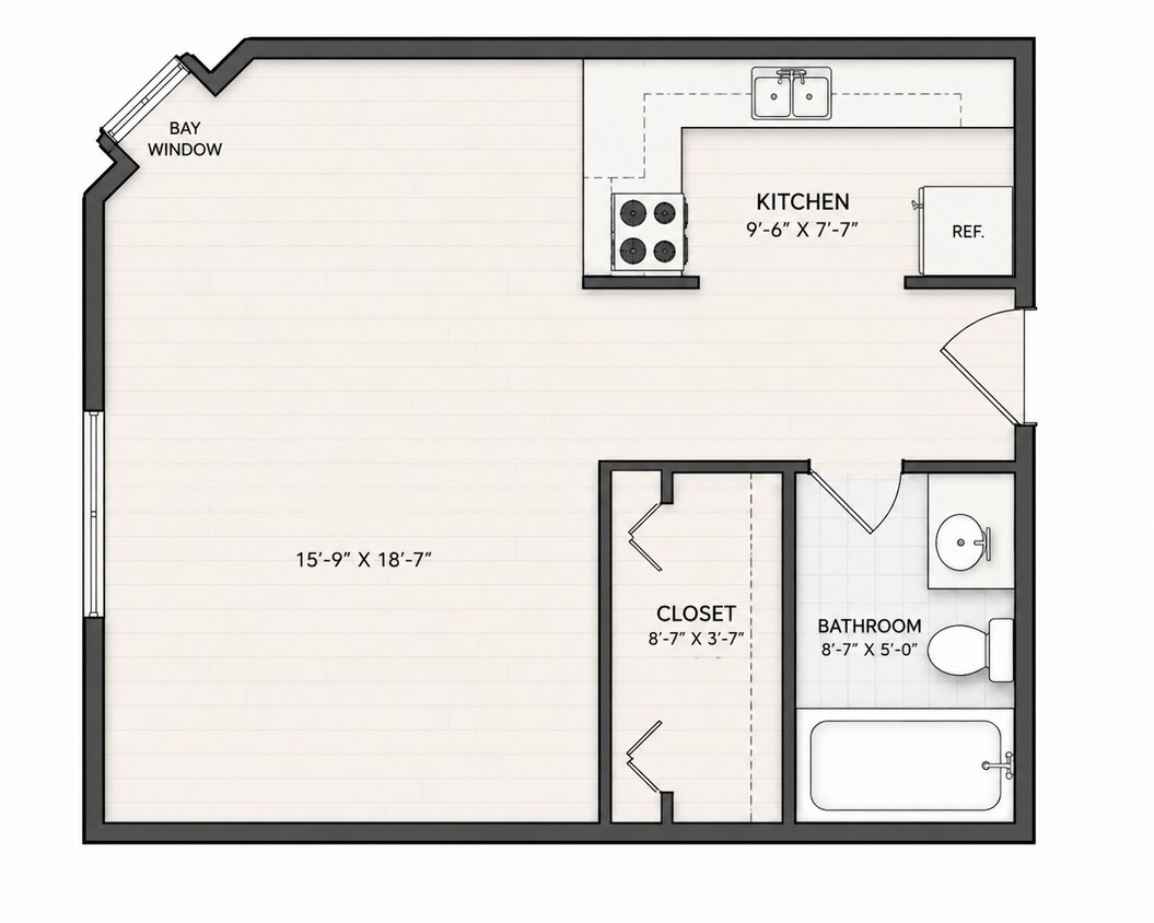Floor Plan - Studio