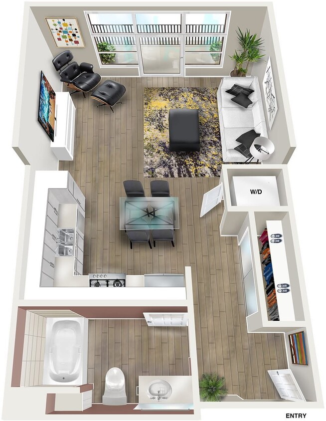 Floor Plan - Studio