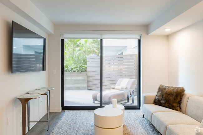 2 BR Living Room - ZEN Hollywood