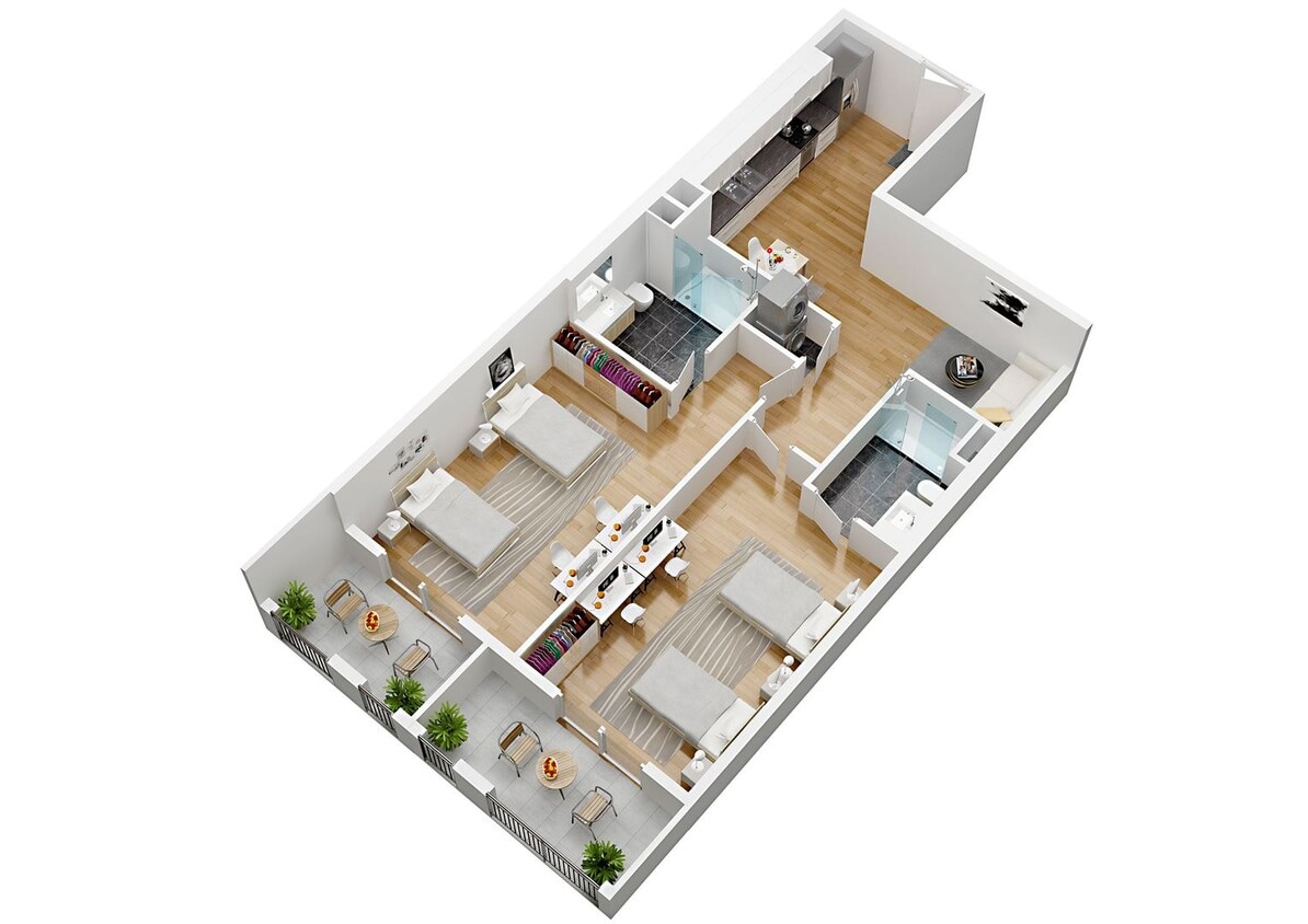 Floor Plan - Floorplan B3
