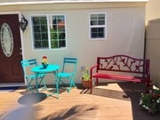 Front patio sitting area - 1348 S Curson Ave House Unit 1348 S Curson Ave.