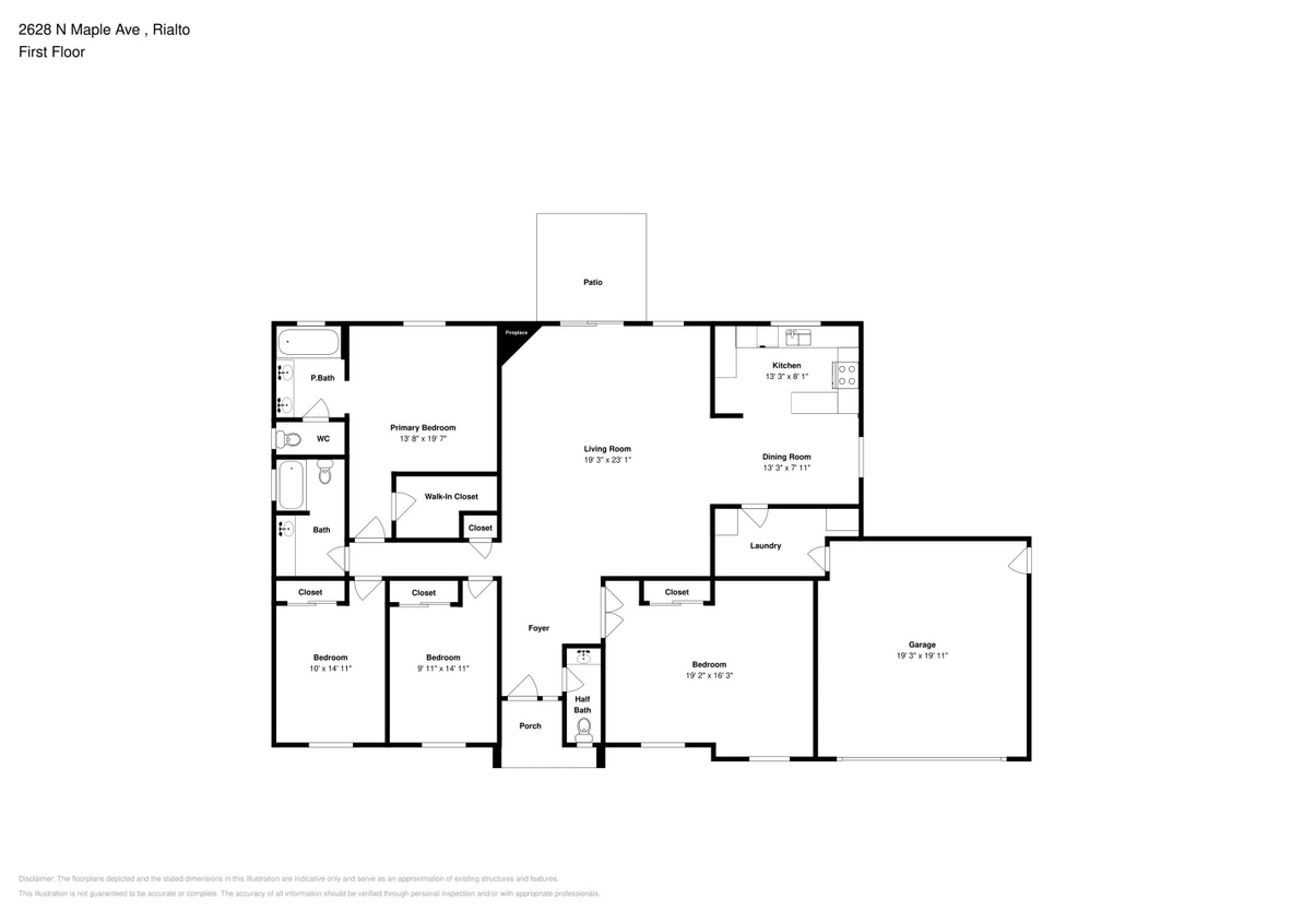 3D Tour - 2628 N Maple Ave