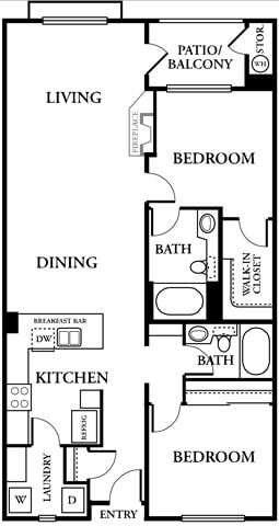 Floor Plan - The Falcon