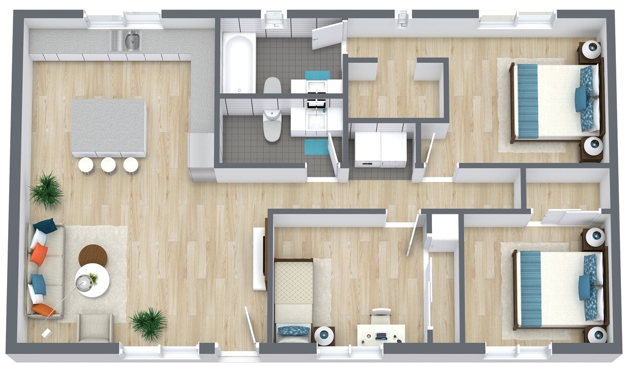 Floor Plan - Unit 3