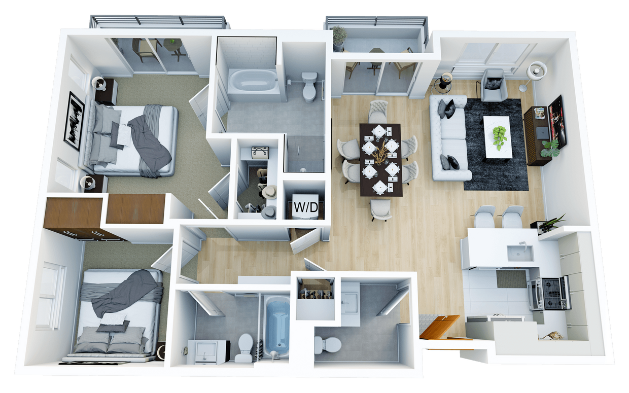 Floor Plan - The Santa Monica