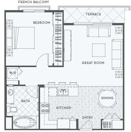 Sea View - Floor Plan A