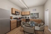 Virtually staged Kitchen - Student Housing Near USC Univ Southern Calif Homes