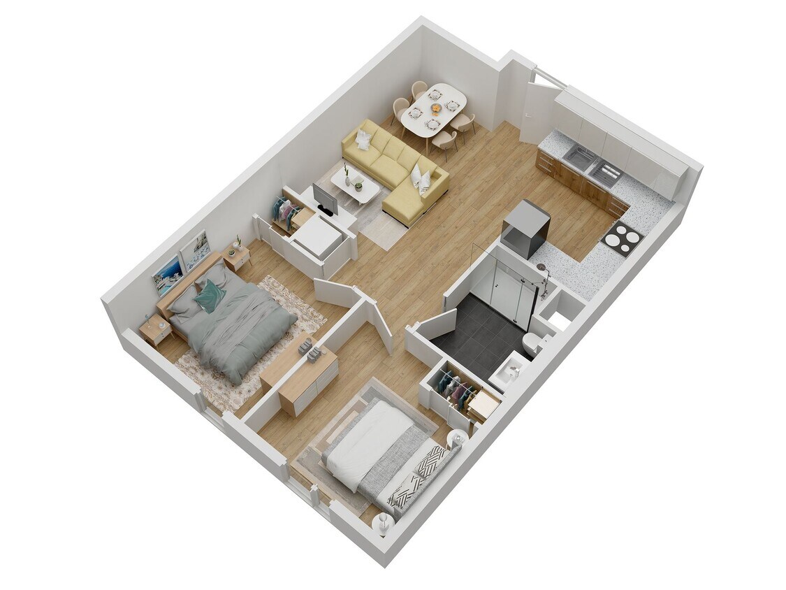 Floor Plan - Orion 1192 35th - Unit 204