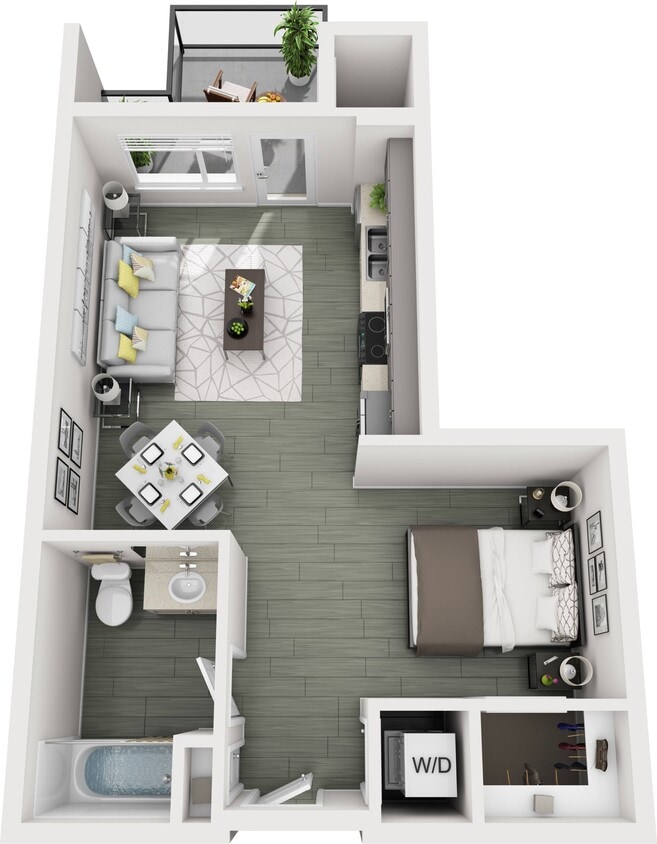 Floor Plan - E1A (0x1)