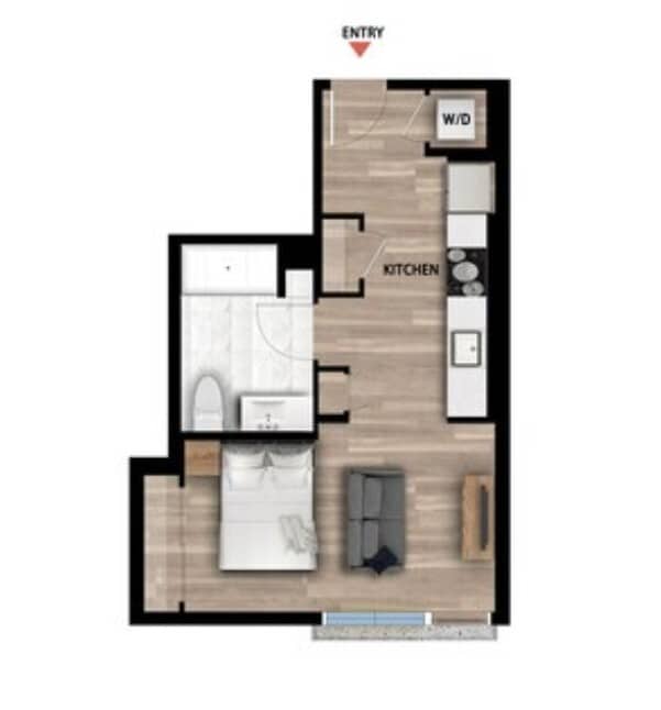 Floor Plan - S6 - Studio