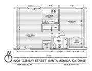 208 FLOOR PLAN - 325 Bay St. Apartments
