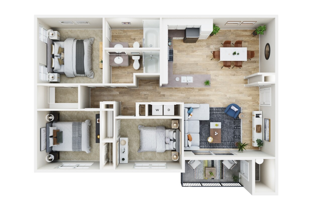 Floor Plan - 3x2