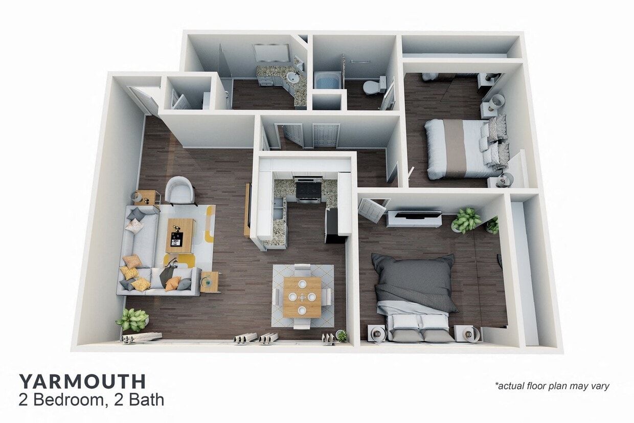 Floor Plan - Two Bedroom
