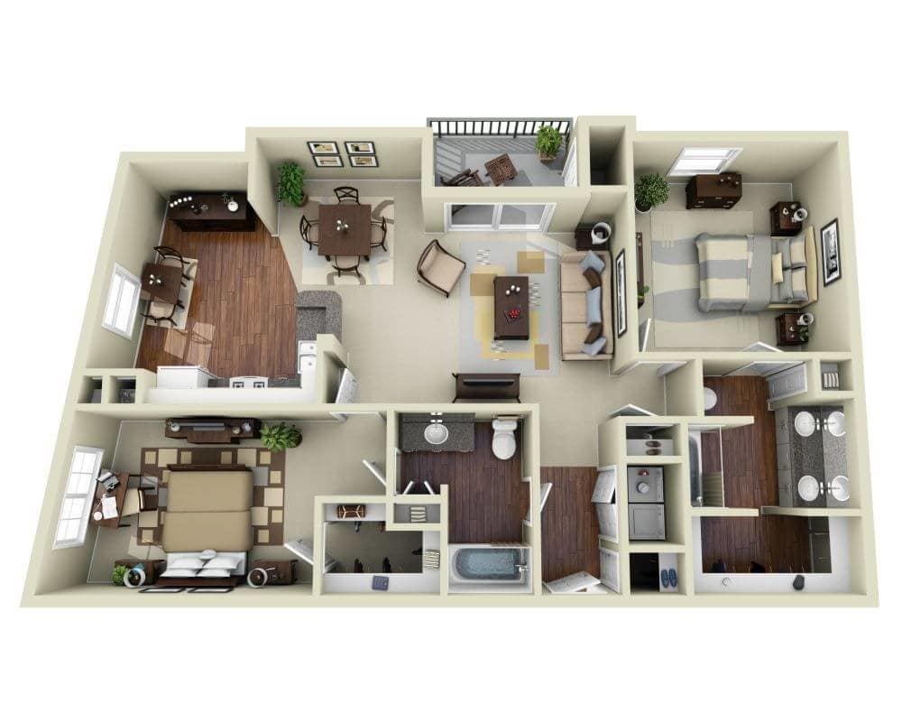 Floor Plan - Plan B2E