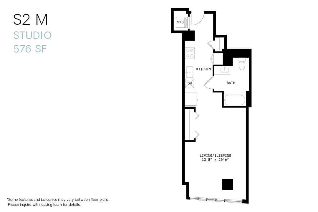 Floor Plan - Studio S2m