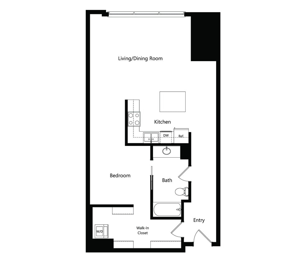 DA4R - 1x1 Floor Plan - DA4R