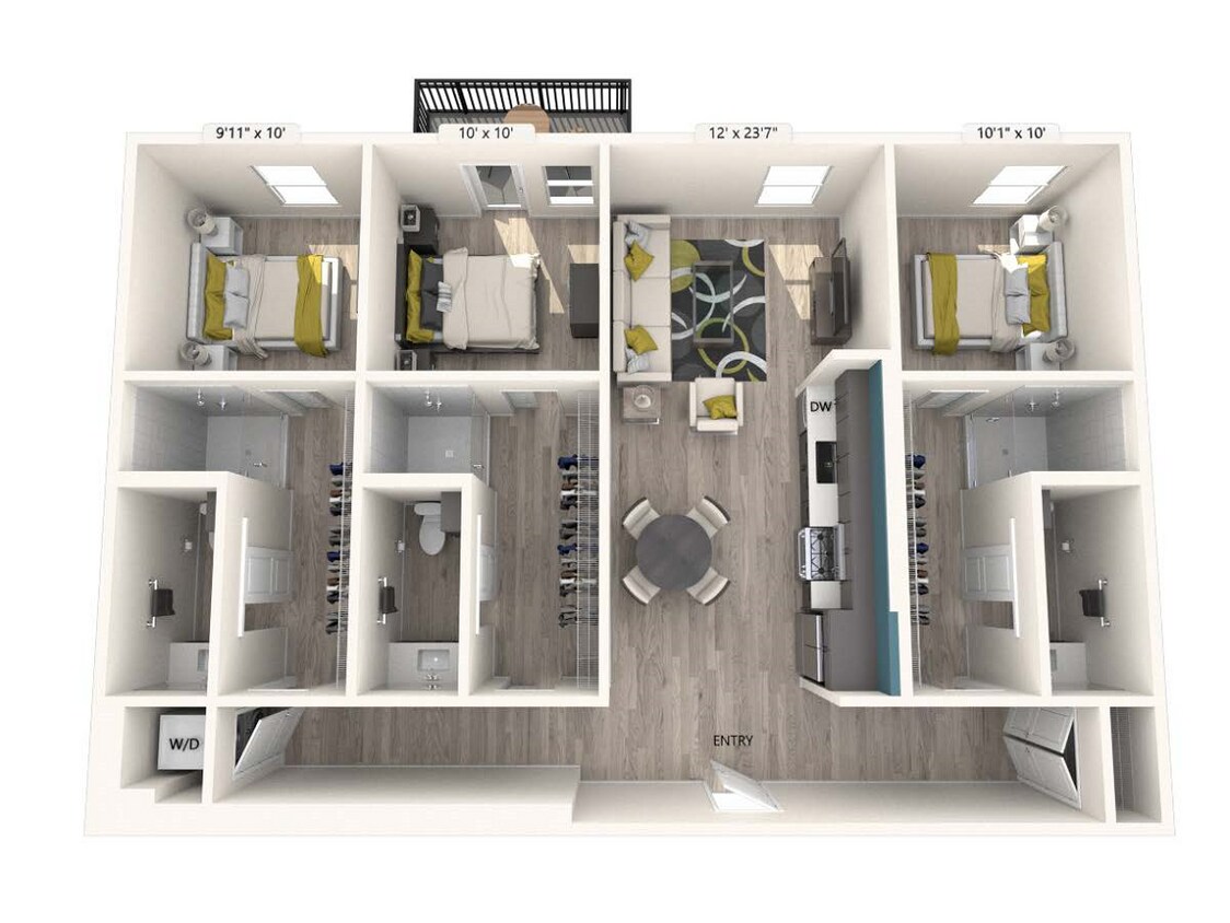 Floor Plan - C6V-FinishII-Unit661