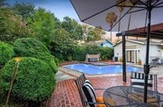 Pool and backyard patio - 10429 Wheatland Ave