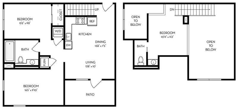 HAR Loft_1023_Hayworth - 3BR/2BA Loft