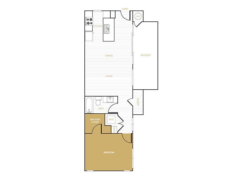 Floor Plan - 1x1_782