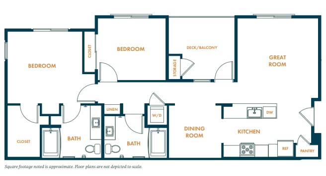 B1: 2bed 2bath - B1
