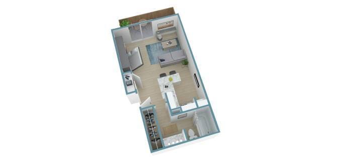 Floor Plan - Studio