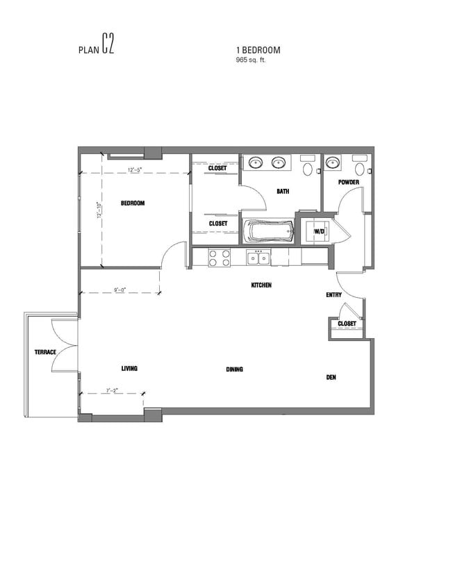 The Avenue Hollywood - C2 - 1.5 Beds - 1.5 Baths - 965 Sq. ft. - C2