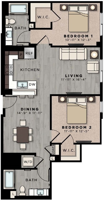 Floor Plan - CA124-B2-1142