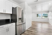 Kitchen opens to the living room - 1500 Voorhees Ave