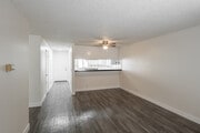 2BR, 2BA - 900SF - Living Room, Dining Room - 744 Rose Ave Apartments