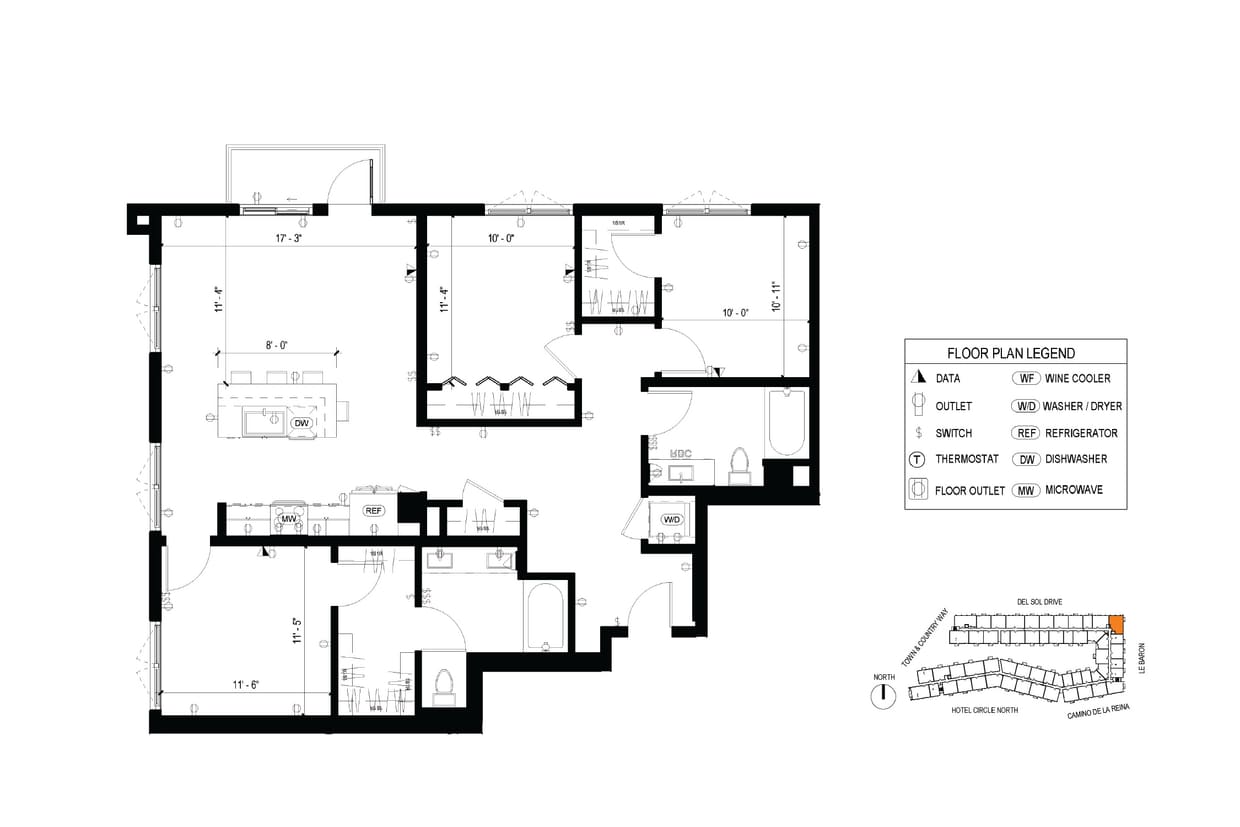 Floor Plan - D2 3 Bedroom