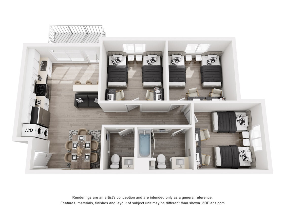 Victory on Paseo_3A - 3BR/1.5BA