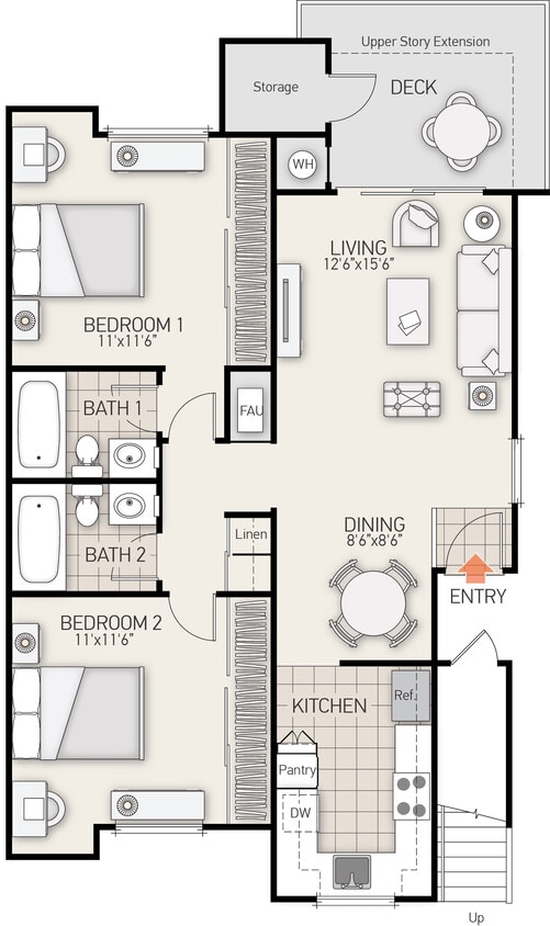 Floor Plan - Columbia - Plan C