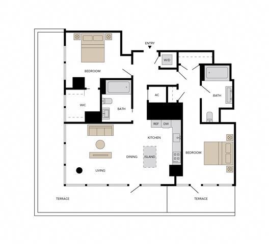 Floor Plan - 2-D1
