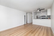 1BR, 1BA - 650SF - Living Room - Bayside Terrace 55 Senior Apartments