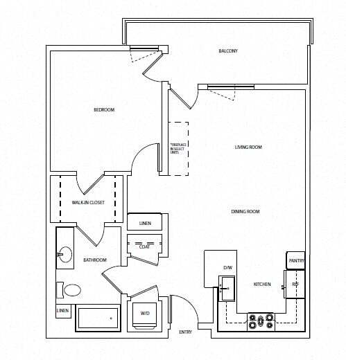 Floor Plan - Aphrodite 1.1R & 1R