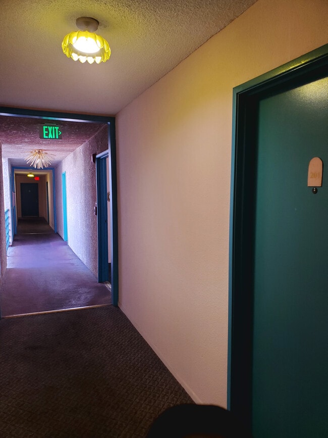 hallway second floor - Swan Court Apartments