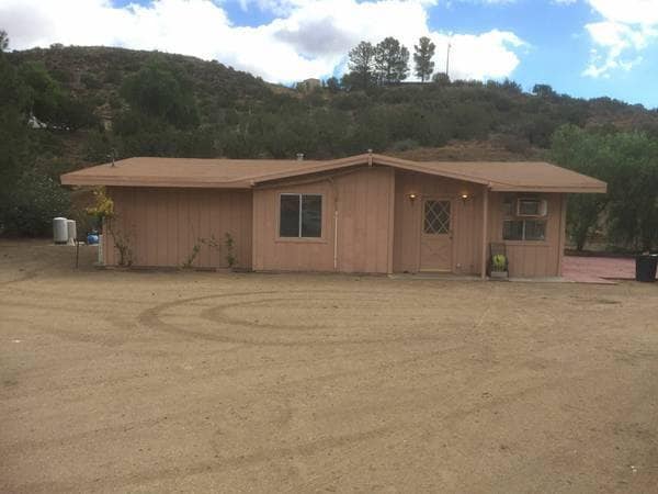 Front of house. With Brush Clearance - 10160 Escondido Canyon Rd House