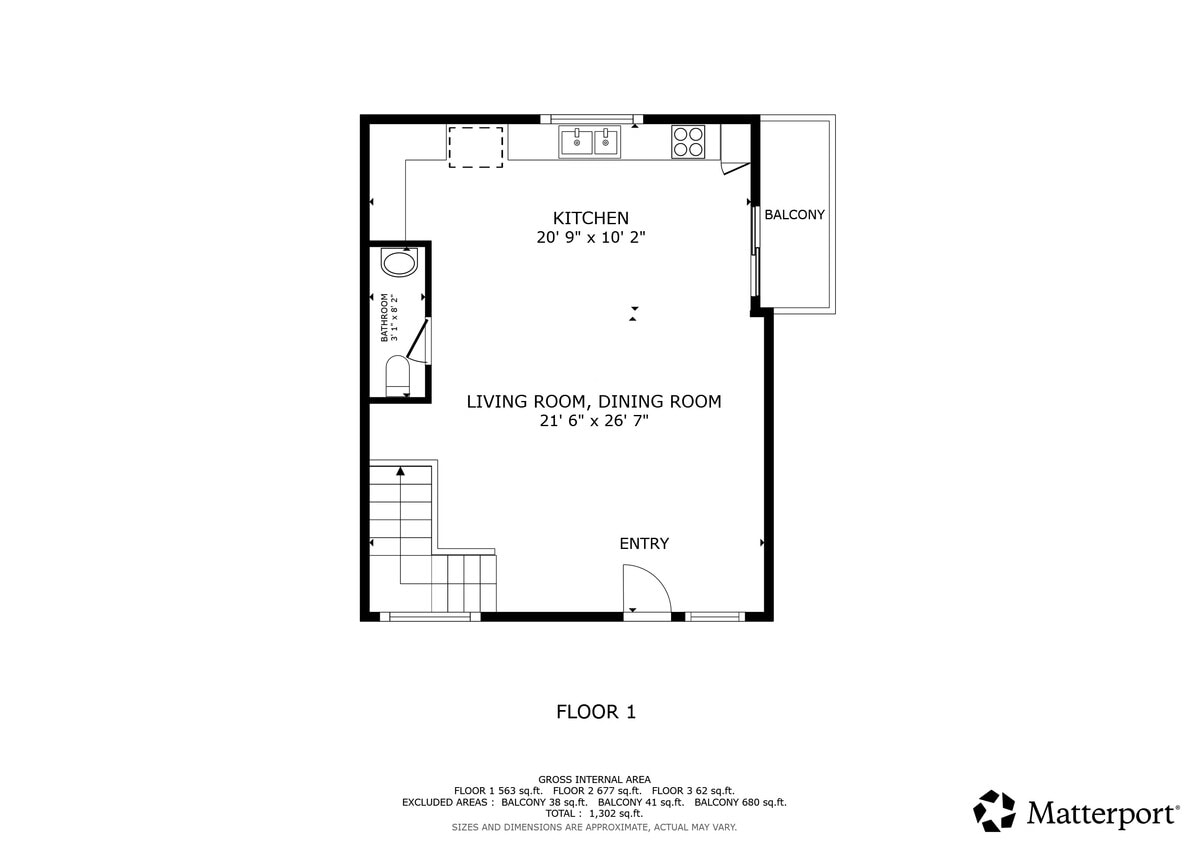 Unit # 4 - 2nd Level - 2 Bedroom - Unit # 4