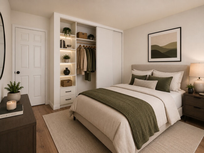 1BR, 1BA Furnished- Bedroom - El Conquistador Apartments