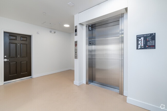 Lobby Elevators - South River Village