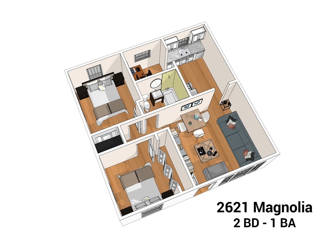 Floor Plan - 2 Bedroom