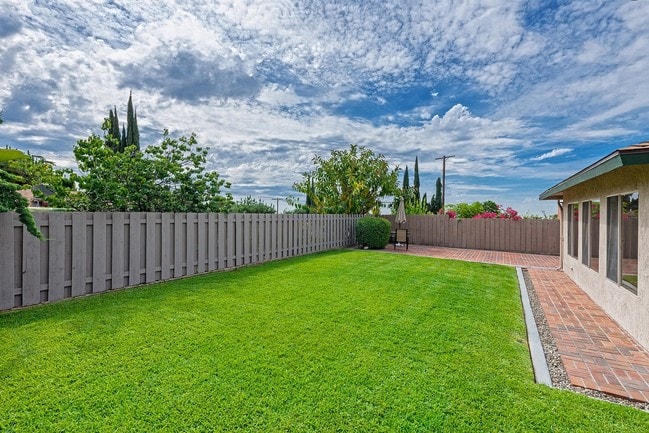 Backyard - facing southwest - 1360 Tropical Ave