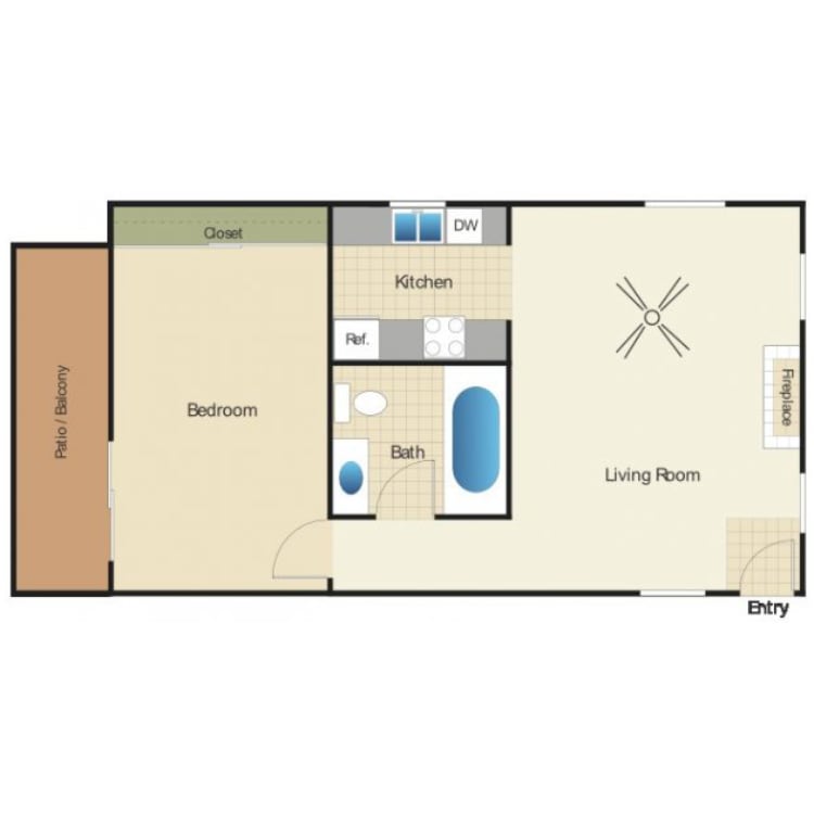 1x1x650_113714.png - 1 Bed 1 Bath