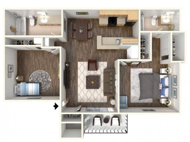 Floor Plan - Rosewood