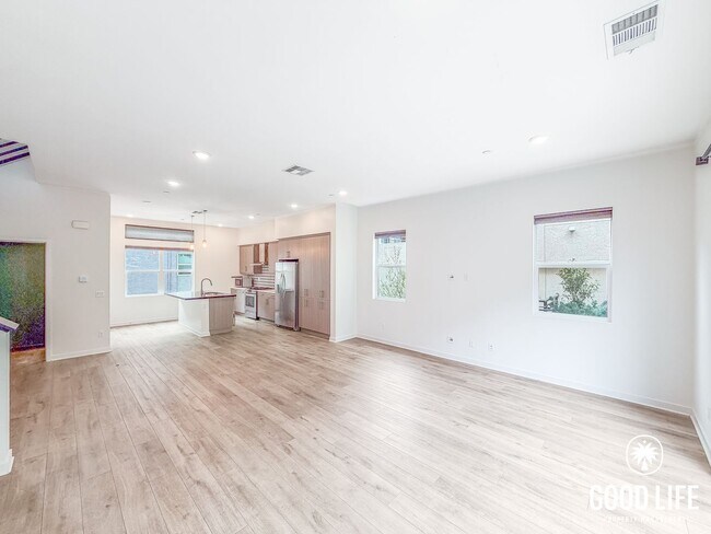 Photo - Modern 3BD/2.5BA Townhome in Mission Valley with Kitchen Island, Private Patio & 2-Car Garage