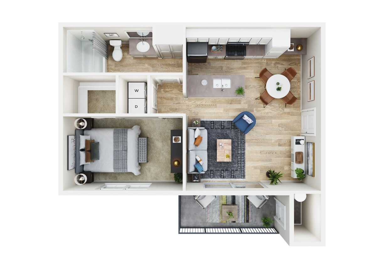 Floor Plan - 1x1
