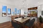 Dining area and living space with peak ocean views. Virtually staged. - 4640 Del Monte Ave