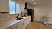 Kitchen w/ Electric Stove & Toaster Oven - 3046 Miguel St Unit Detached Studio Apartment